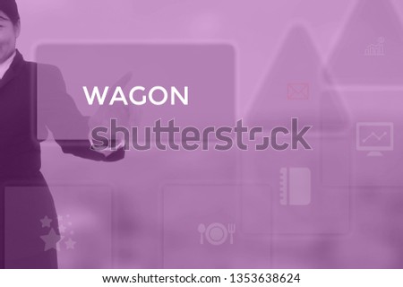 WAGON - technology and business concept