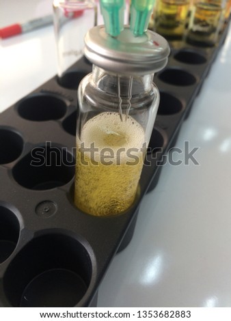 Use syring for oil drains into small bottles. To prepare the test of transformer oil