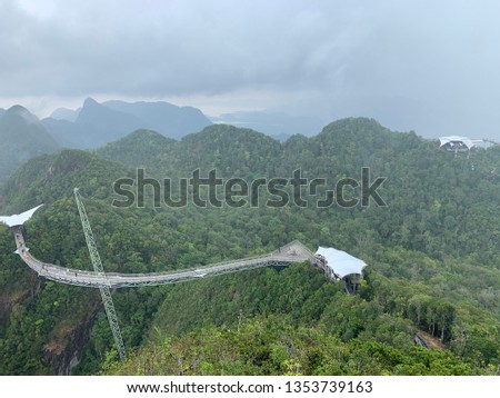 Sky Bridge between hills