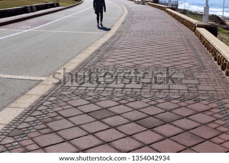 Pavement - pedestrian walkway