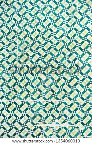 Green tiles portugheze