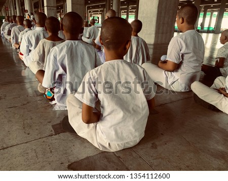 Children in the training camp