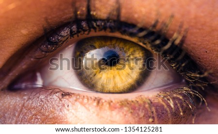 Golden Eye of a woman