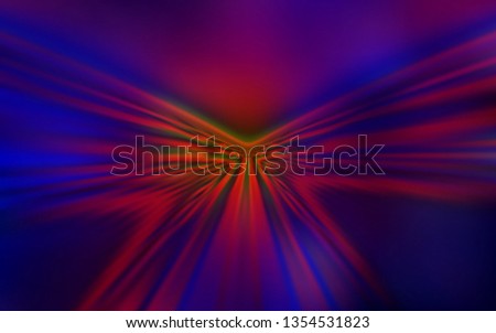 Dark Blue, Red vector template with curved lines. A shining illustration, which consists of curved lines. Template for cell phone screens.