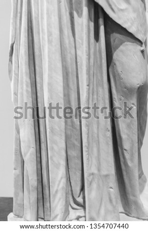 texture of a greek statue