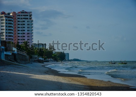 Beachfront condominiums in Hua-Hin beach Thailand