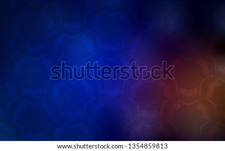 Dark Blue, Red vector layout with bent lines. Shining colorful illustration in simple style. Brand new design for your ads, poster, banner.