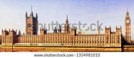 Houses of Parliament and Big Ben in London - Image