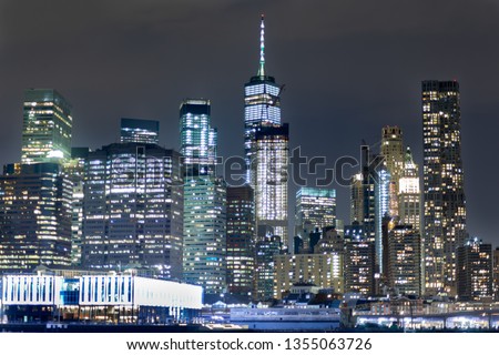 Lower Manhattan as seen from Brooklyn Bride Park