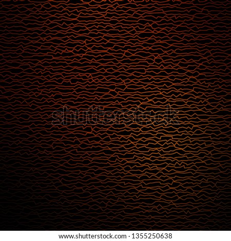 Dark Orange vector texture with curves. Gradient illustration in simple style with bows. Design for your business promotion.