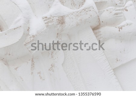 concrete wall grunge background, cement construction material texture