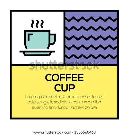 COFFEE CUP ICON CONCEPT