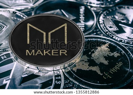 coin cryptocurrency Maker MKR against the main alitcoins the Ethereum, dash, litecoin