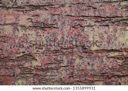 Close up surface of rusty and concrete walls in high resolution