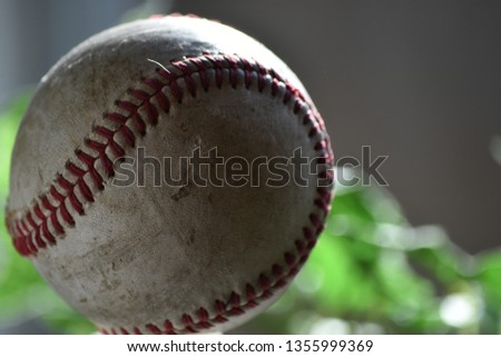 Isolated Old Baseball