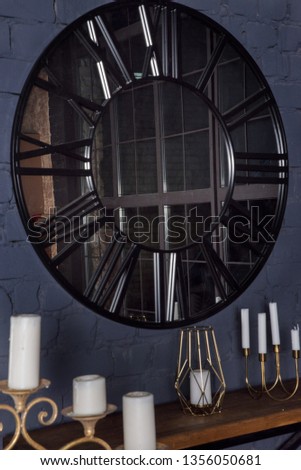 beautiful mirror on the wall