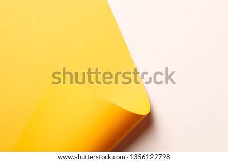 bright yellow abstract paper background