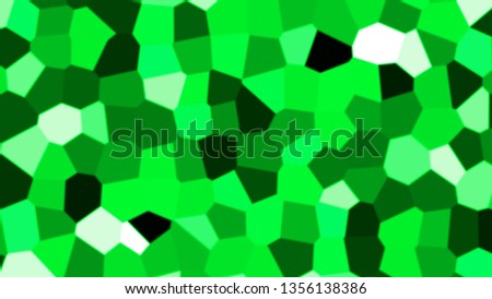 Green ceramic stain glass mosaic tile texture background pattern
