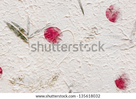 close up white mulberry paper background
