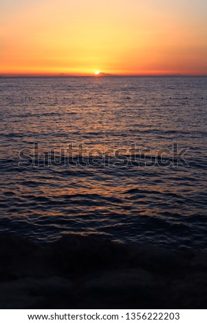 beautiful sunrise in Egypt Royalty-Free Stock Photo #1356222203