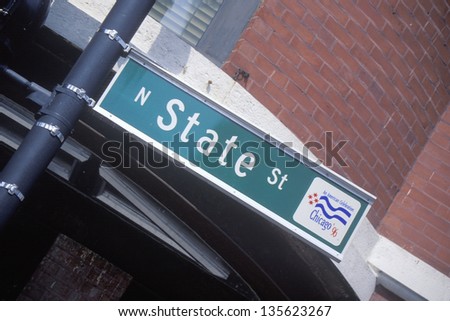 State Street sign in front of a building