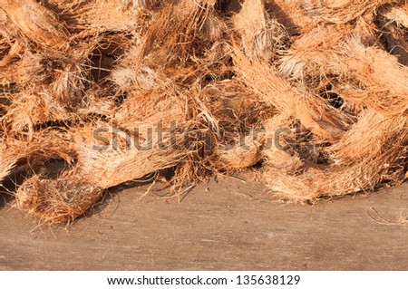 Coconut fiber