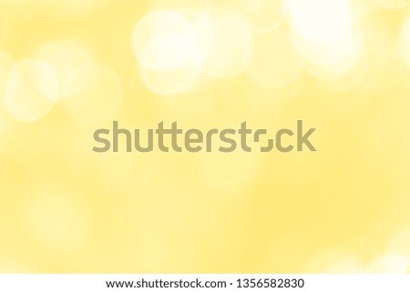 Blured yellow bokeh background from nature
