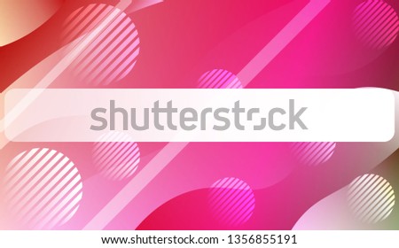 Template Abstract Background With Curves Lines. For Cover Page, Landing Page, Banner. Vector Illustration with Color Gradient