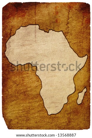 Old African map
