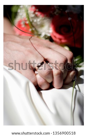 picture of man and woman with wedding ring 