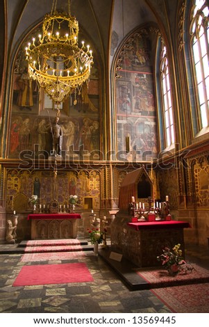 beautiful cathedral in prag, czech republic