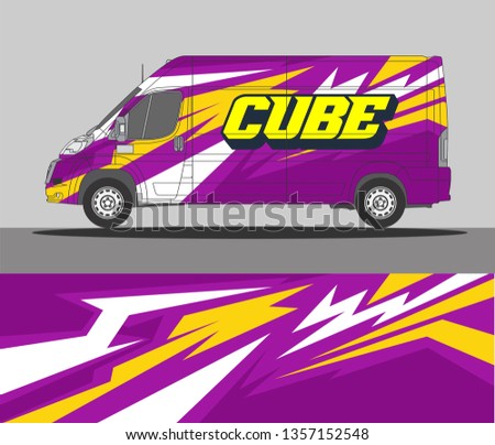 Van Wrap design for company, decal, wrap, and sticker