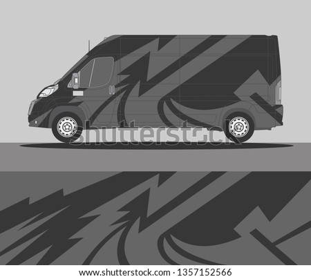 Van Wrap design for company, decal, wrap, and sticker