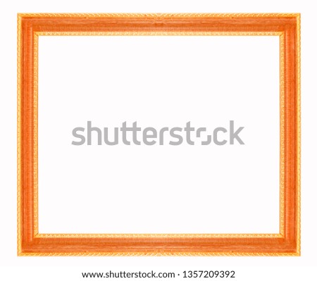 antique  frame isolated on white background