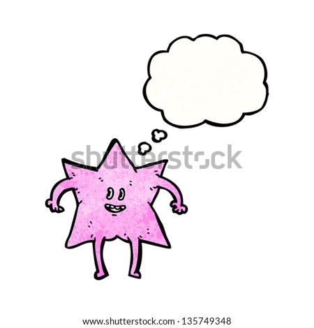 cartoon pink starfish