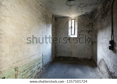 Empty Cell In an Abandoned Prison