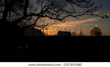 sunset screen at Malham Yorkshire Dales England.