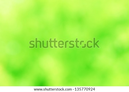 green bokeh abstract light background.