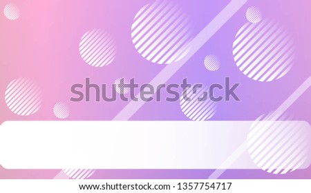 Blur Sweet Dreamy Gradient Color Background with Line, Circle. For Abstract Modern Screen Design For Mobile App. Vector Illustration