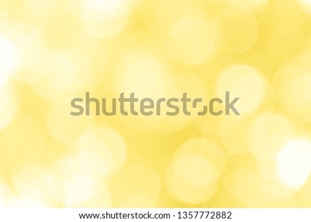 Blured yellow bokeh background from nature