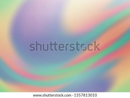 Light Silver, Gray vector abstract blurred template. An elegant bright illustration with gradient. The template can be used for your brand book.