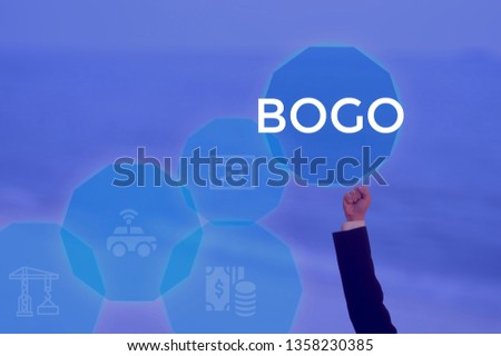 Buy One Get One - business concept Royalty-Free Stock Photo #1358230385