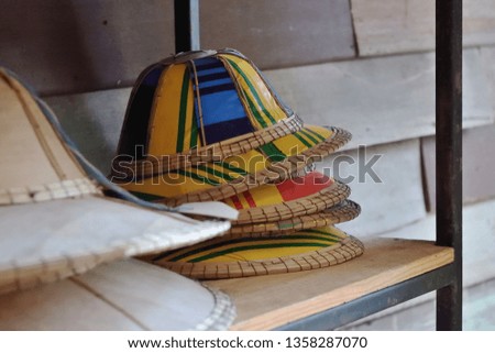Colorful handmade hats