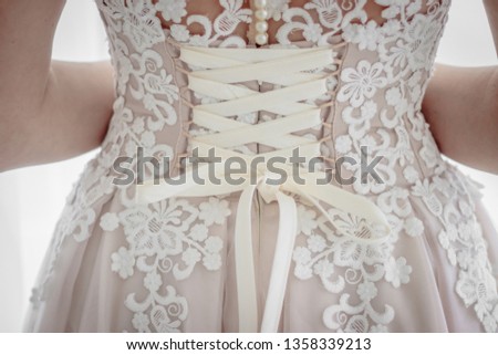 Cream bridesmaid dress. Wedding Dress. Holiday dress.