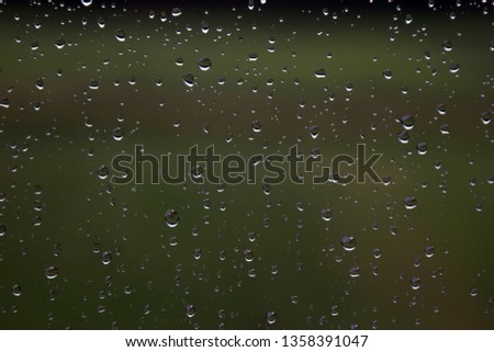 raindrops on glass texture