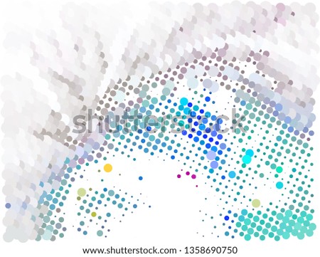 Trendy modern background with abstract halftone dots pattern.