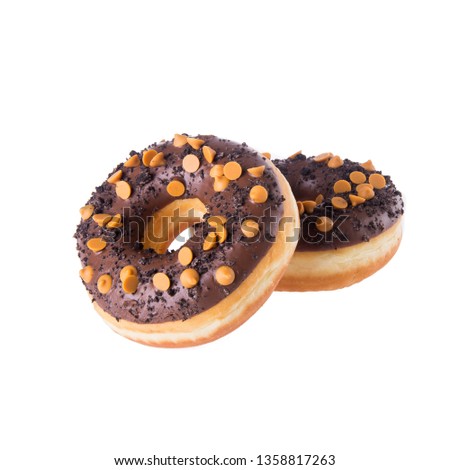 donut or donut with concept on a background