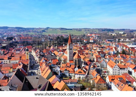 Kaufbeuren is a city in Bavaria Royalty-Free Stock Photo #1358962145