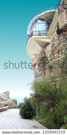 photography from the balcony of Europe, Mediterranean Sea, Nerja, Málaga, Spain,peace, calm, serenity, harmony, fullness, well-being, nature, natural, contemplate, meditate, breathe, grow, happiness, 