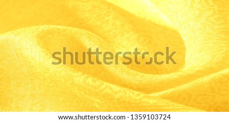 Texture background pattern fabric floral ornament yellow. This collection of cotton print is distinguished by bright colors and cute themes. Ideal for any projects, design and online decor items.